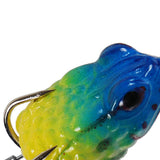 Maxbell 7x Topwater Frog Lures Simulated Realistic Swimbaits for Pike Saltwater Bass