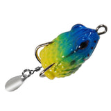 Maxbell 7x Topwater Frog Lures Simulated Realistic Swimbaits for Pike Saltwater Bass