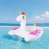 Maxbell Inflatable Unicorn Pool Float Floatie Ride on for Summer Swimming Pool Party