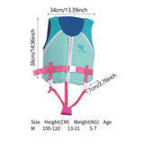 Maxbell Kids Swim Vest Training Classic Kids Life Vest for Beach Children Boys Girls Pink
