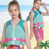 Maxbell Kids Swim Vest Training Classic Kids Life Vest for Beach Children Boys Girls Pink