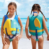 Maxbell Kids Swim Vest Lightweight Kids Float Jacket for 11-15 Years Pool Boys Girls Blue