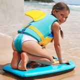 Maxbell Kids Swim Vest Training Classic Kids Life Vest for Beach Children Boys Girls Blue