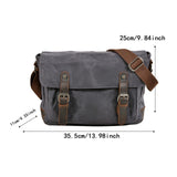 Maxbell Camera Bag Canvas Compact Fashion Photography Small Bag for Woman Man Travel Dark Grey