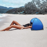 Sun Shelter Quick Open Mini Beach Tent for Outdoor Activities Picnic Fishing L Blue