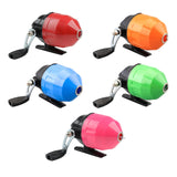 Maxbell Fishing Reel Fishing Tool Pocket Spinning Reel for Reservoirs Rivers Outdoor Red