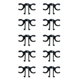 10Pcs Trekking Poles Clips 8 Shape Carabiners for Hiking Backpacking Camping