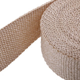 Maxbell Motorcycle Cafe Racer Seat Brown +2" 32Ft Fiberglass Exhaust Heat Wrap Beige