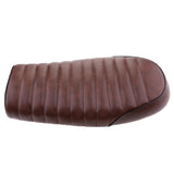Maxbell Motorcycle Cafe Racer Seat Brown +2" 32Ft Fiberglass Exhaust Heat Wrap Beige