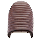 Maxbell Motorcycle Cafe Racer Seat Brown +2" 32Ft Fiberglass Exhaust Heat Wrap Beige