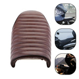 Maxbell Motorcycle Cafe Racer Seat Brown +2" 32Ft Fiberglass Exhaust Heat Wrap Beige