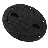 Maxbell 10x Marine Boat RV Black 4inch Access Hatch Cover Twist Screw Out Deck Plate