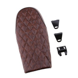 Maxbell Motorcycle Seat Frame Hoop Loop+Brat Diamond Flat Saddle Seat for Cafe Racer