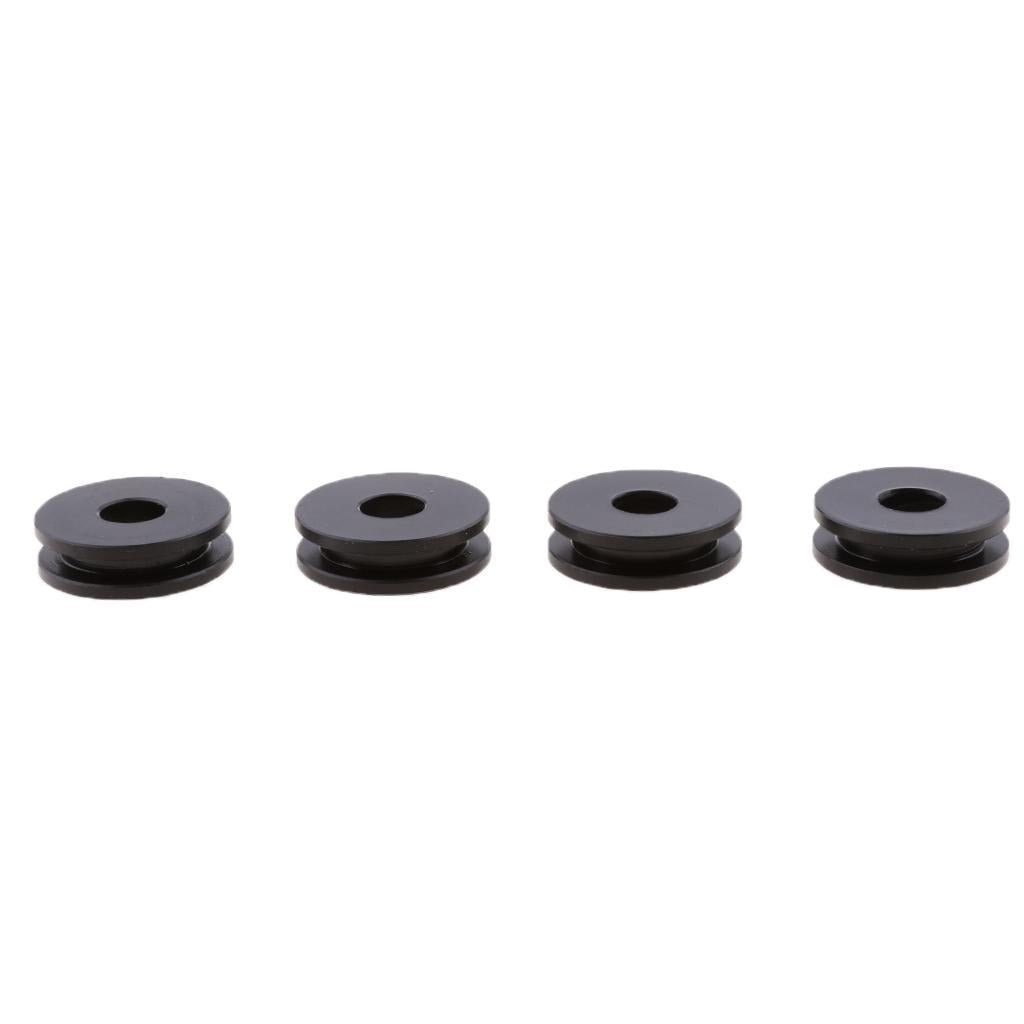 Maxbell Detachable Windshield Replacement Bushing Grommets for Harley Road King Softail - Black
