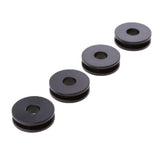 Detachable Windshield Replacement Bushing Grommets for Harley Road King Softail - Black