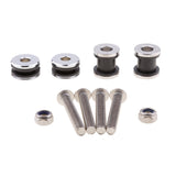 Backrest Back Rest Detachable Docking Hardware Bolt Kit For Harley 2004-2016