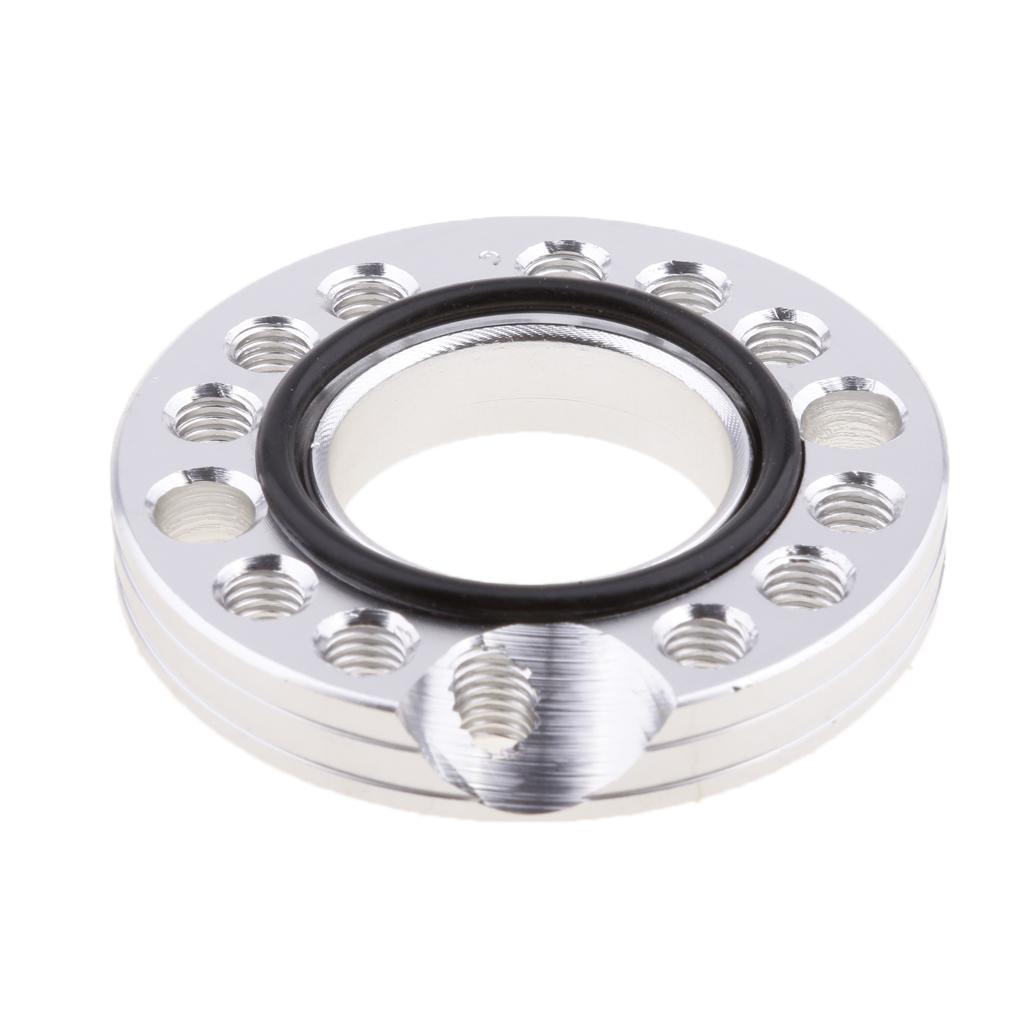 Maxbell Maxbell 26mm Silver Carburetor Manifold Spinner Adaptor for Pit Pro Quad Dirt Bike