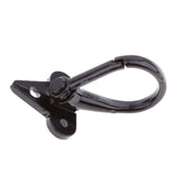 Maxbell 2xMotorcycle Aluminum Alloy Holder Carry Helmet Bag Bottle Hanger Hook Black