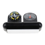 Maxbell 4x2 In 1 Removable Car Compass and thermometer Adhesive Van Truck Vehicle Boat