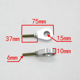 Maxbell 4x15mm Chain Adjuster Tensioner for Pit Dirt Bike CRF50 SSR Thumpstar Silver