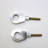 Maxbell 2x15mm Chain Adjuster Tensioner for Pit Dirt Bike CRF50 SSR Thumpstar Silver
