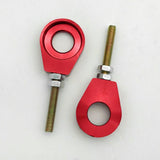 Maxbell 3x15mm Chain Adjuster Tensioner for Pit Dirt Bike CRF50 SSR Thumpstar Red
