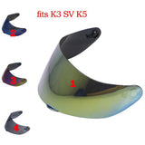 Maxbell Full Face Motorcycle Helmet Visor for AGV K3SV K5 Helmets Lens Shield 4 - Aladdin Shoppers