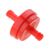 Maxbell 2x6mm 1/4" Petrol Inline Fuel Filter Universal for Motorcycle Car Red