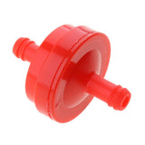 Maxbell 2x6mm 1/4" Petrol Inline Fuel Filter Universal for Motorcycle Car Red