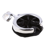 Maxbell 2x Chrome Universal Motorcycle Handlebar Cup Holder Metal Drink For Harley