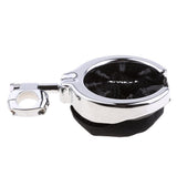 Maxbell 2x Chrome Universal Motorcycle Handlebar Cup Holder Metal Drink For Harley
