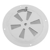 Round Butterfly Ventilator Vent Cover Stainless 5" Cabin Hardware Parts