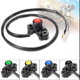 Maxbell 2pcs Motorcycle ATV 22mm Handlebar Engine Kill Stop Start Button Switches