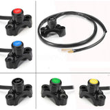 Maxbell 2pcs Motorcycle ATV 22mm Handlebar Engine Kill Stop Start Button Switches