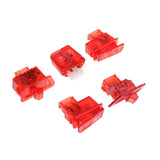 Maxbell 2 Sets Scooter Start Horn Turn Signal Headlight Switch Housing Caps Red+Blue