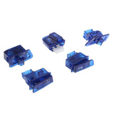 Maxbell 2 Sets Scooter Start Horn Turn Signal Headlight Switch Housing Caps Red+Blue