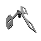 Maxbell 2x Universal Motorcycle Tail Lamp Brake Light Folding License Plate Bracket