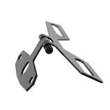 Maxbell 2x Universal Motorcycle Tail Lamp Brake Light Folding License Plate Bracket