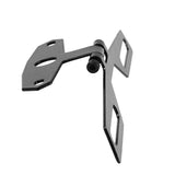 Maxbell 2x Universal Motorcycle Tail Lamp Brake Light Folding License Plate Bracket