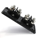 3xHeavy Duty 4 Way Bus Bar/Power Distribution Box for Screw On Cover 300A