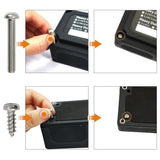3xHeavy Duty 4 Way Bus Bar/Power Distribution Box for Screw On Cover 300A