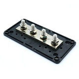 3xHeavy Duty 4 Way Bus Bar/Power Distribution Box for Screw On Cover 300A