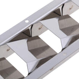 Maxbell 4Pcs Stainless Steel Marine Boat Louver Air Vent 8 Slots Ventilation 427mm