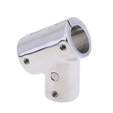 Maxbell 4Pcs 22mm Boat Handrail Fitting 60 Degree Tee 3 Way - 316 Stainless Steel
