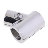 Maxbell 4Pcs 22mm Boat Handrail Fitting 60 Degree Tee 3 Way - 316 Stainless Steel
