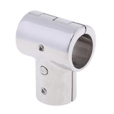 Maxbell 4Pcs 25mm Boat Handrail Fitting 90 Degree Tee 3 Way - 316 Stainless Steel