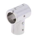 Maxbell 4Pcs 25mm Boat Handrail Fitting 90 Degree Tee 3 Way - 316 Stainless Steel