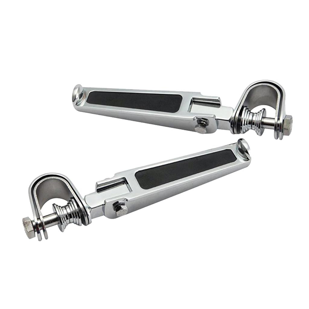 Maxbell Pair Folding Motorcycle Rearset Footrests Foot Pegs Pedal Types