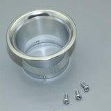 Maxbell 50mm Air Filter Interface Cup for 24/26/28/30mm Motorcycle Carb Silver Blue