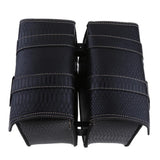 Maxbell 2x Motorbike Leather Swing Arm Pannier Saddle Bag Alligator Emboss Black - Aladdin Shoppers